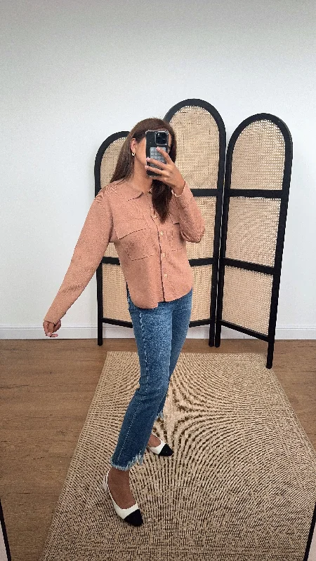 Azita cardigan in camel