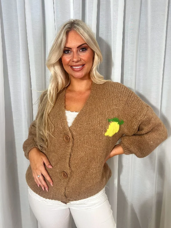 Lemon Cardigan Mocha