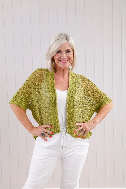 Pippa Popcorn Cardigan Pistachio