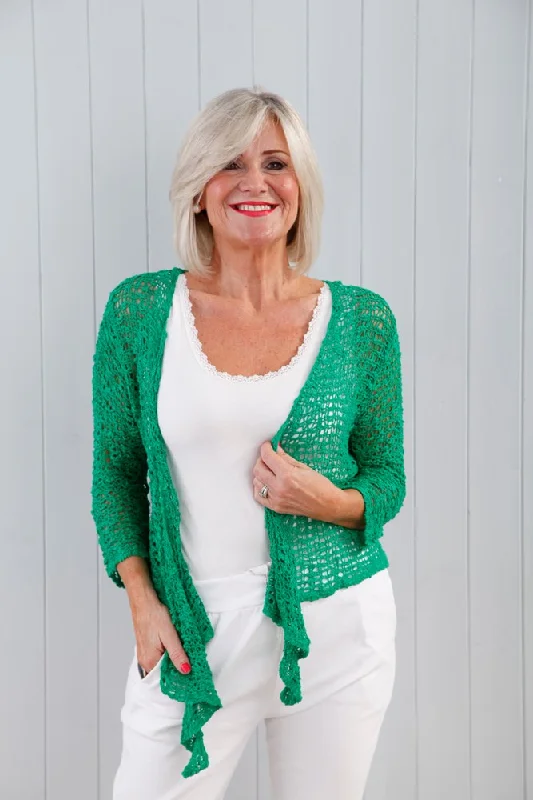 Poppy Popcorn Shrug Green