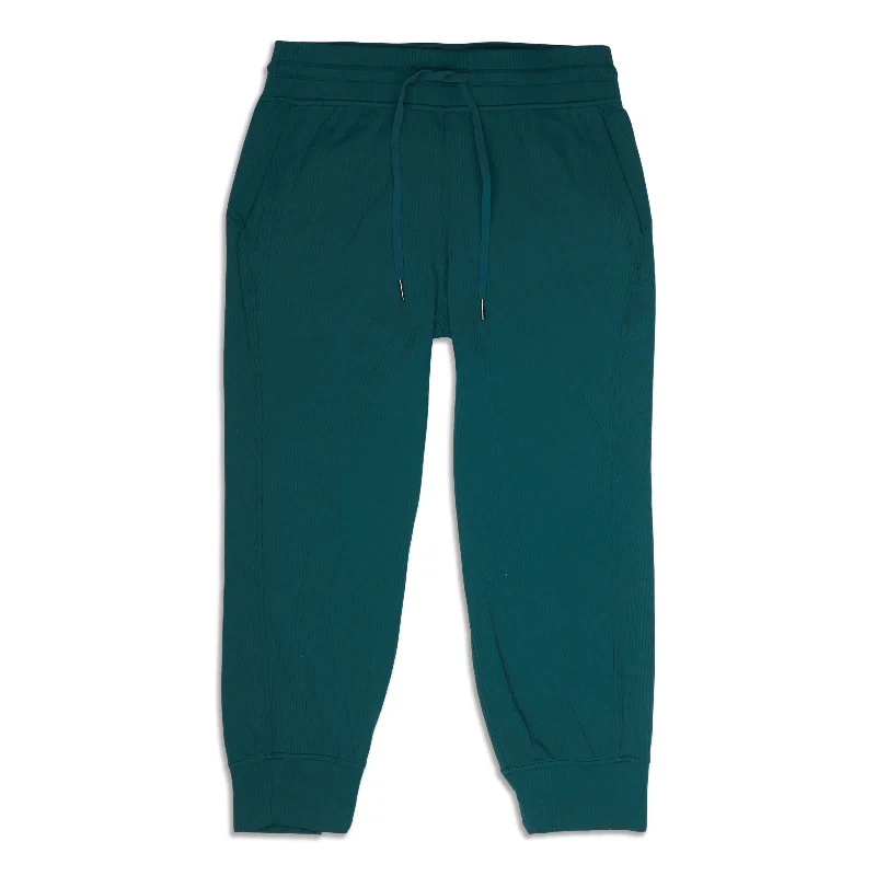 Ready To Ribbed High-Rise Cropped Jogger - Resale