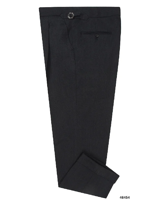 Trabaldo: Charcoal Covert Stretch Twill