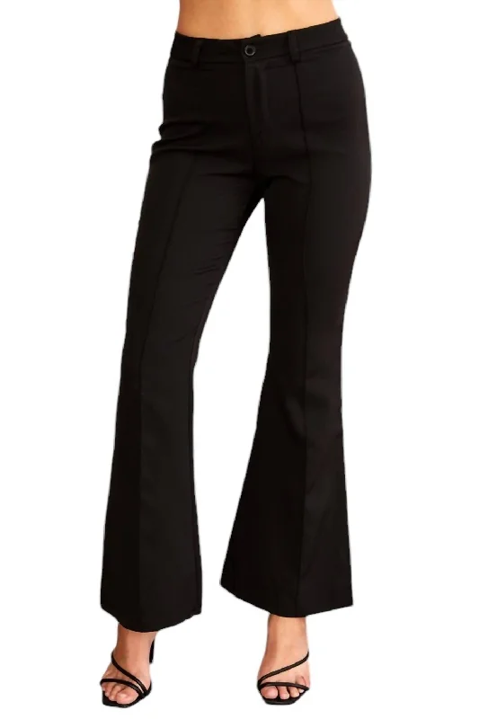 Women's Fae Flared Dress Pants In Black