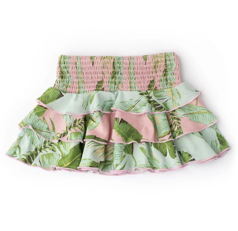 Cabana Palms Ruffle Skirt