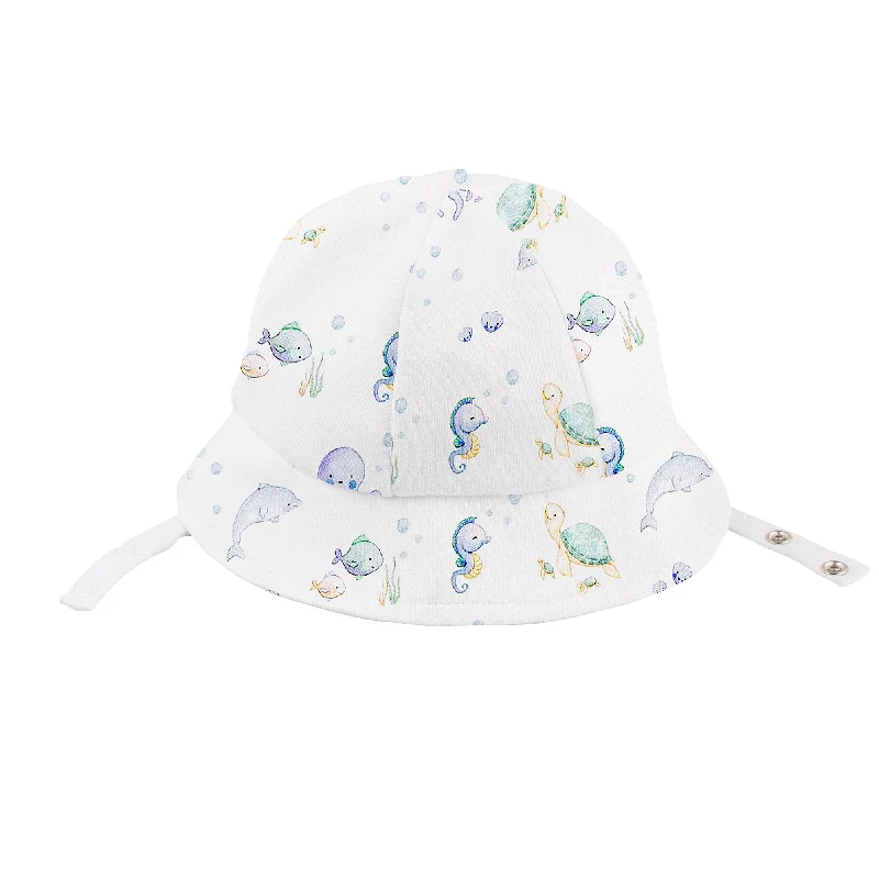 Under the Sea Sun Hat Blue